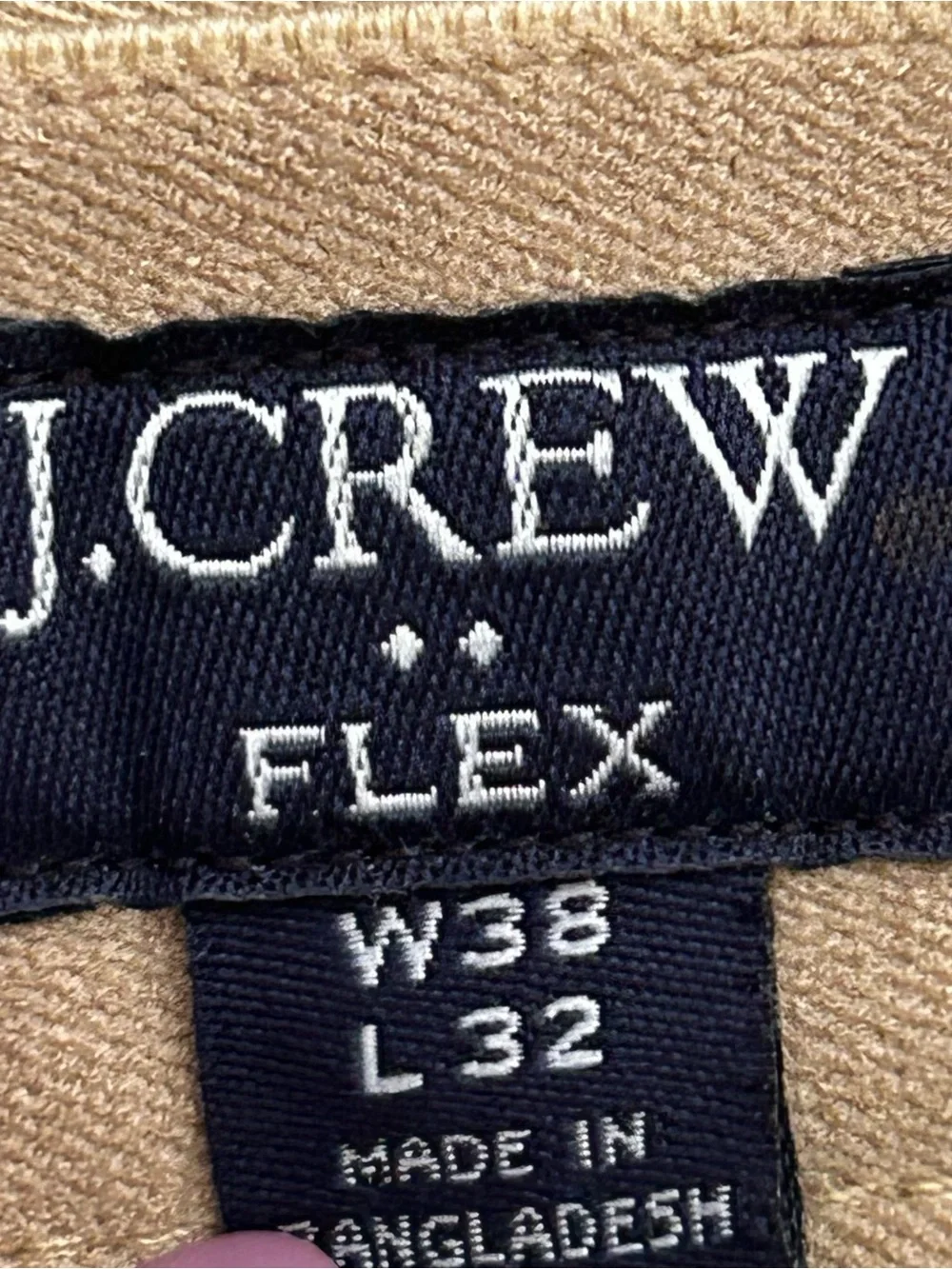 J. Crew Slim Straight TruTemp Chinos in Tan NWT 38/32